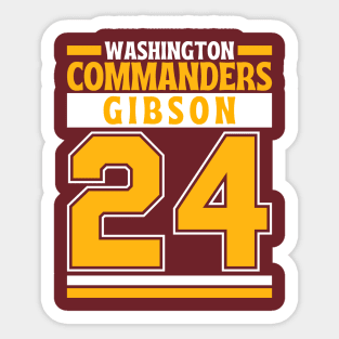 Washington Commanders Gibson 24 Edition 1 Sticker